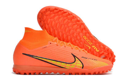Nike Air Zoom Mercurial Superfly 9 Elite TF Artificial Turf Soccer Shoes - Red/Yellow