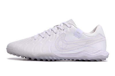 Nike Tiempo Legend 10 TF Artificial Turf Soccer Shoes - White/Blue