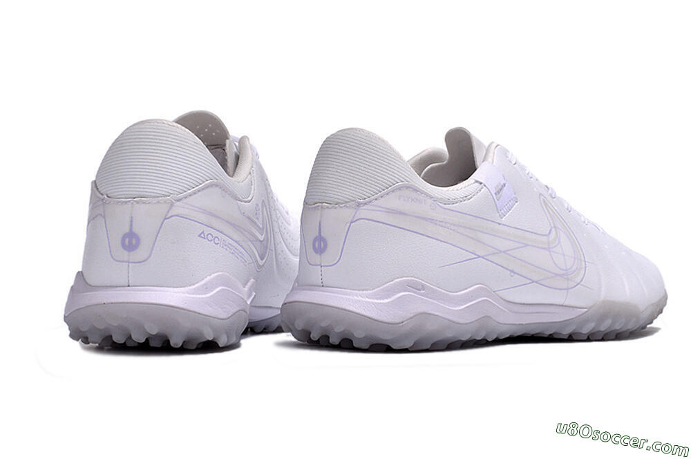 Nike Tiempo Legend 10 TF Artificial Turf Soccer Shoes - White/Blue 6