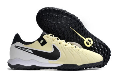 Nike Tiempo Legend 10 TF Artificial Turf Soccer Shoes - Yellow/Black/White
