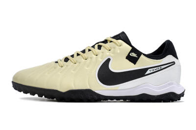 Nike Tiempo Legend 10 TF Artificial Turf Soccer Shoes - Yellow/Black/White