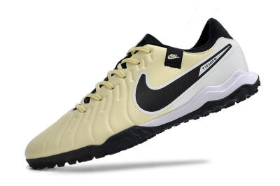 Nike Tiempo Legend 10 TF Artificial Turf Soccer Shoes - Yellow/Black/White