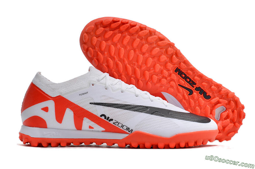 Nike Mercurial Vapor 15 Elite TF Artificial Turf Soccer Shoes - White/Black/Red 1