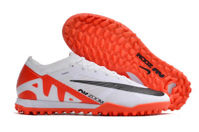 Nike Mercurial Vapor 15 Elite TF Artificial Turf Soccer Shoes - White/Black/Red