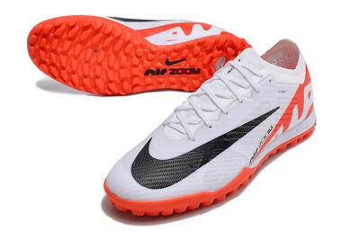 Nike Mercurial Vapor 15 Elite TF Artificial Turf Soccer Shoes - White/Black/Red