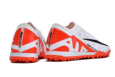 Nike Mercurial Vapor 15 Elite TF Artificial Turf Soccer Shoes - White/Black/Red