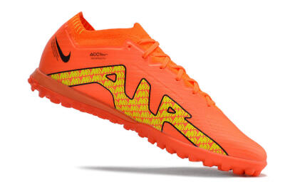 Nike Air Zoom Mercurial Vapor 15 Elite TF Artificial Turf Soccer Shoes - Red/Yellow