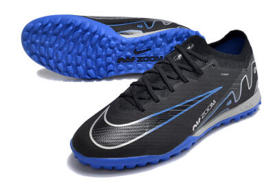 Nike Mercurial Vapor 15 Elite TF Artificial Turf Soccer Shoes - Black/Blue