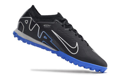 Nike Mercurial Vapor 15 Elite TF Artificial Turf Soccer Shoes - Black/Blue
