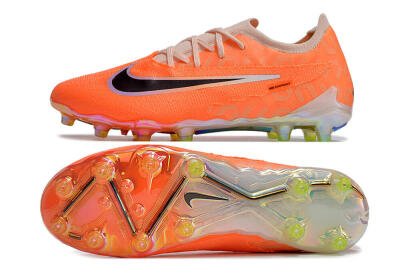 Nike Phantom GX Elite AG Artificial Grass Soccer Cleats - Orange/Black/White