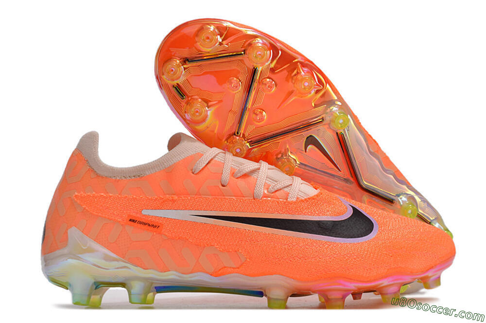 Nike Phantom GX Elite AG Artificial Grass Soccer Cleats - Orange/Black/White 1