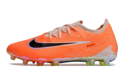Nike Phantom GX Elite AG Artificial Grass Soccer Cleats - Orange/Black/White