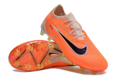 Nike Phantom GX Elite AG Artificial Grass Soccer Cleats - Orange/Black/White