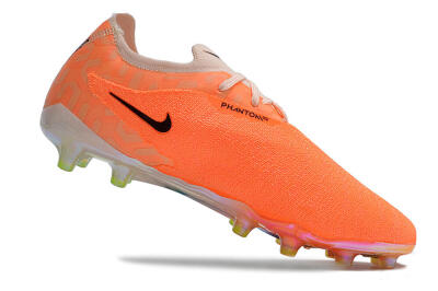 Nike Phantom GX Elite AG Artificial Grass Soccer Cleats - Orange/Black/White