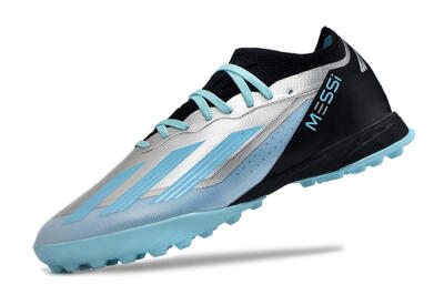 Adidas X Crazyfast.1 TF Artificial Turf Soccer Shoes - Blue/Silver/Black