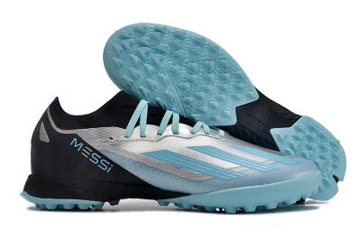 Adidas X Crazyfast.1 TF Artificial Turf Soccer Shoes - Blue/Silver/Black
