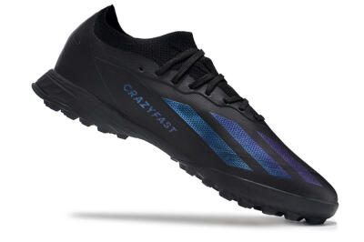 Adidas X Crazyfast.1 TF Artificial Turf Soccer Shoes - Black/Purple