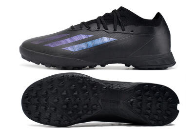 Adidas X Crazyfast.1 TF Artificial Turf Soccer Shoes - Black/Purple