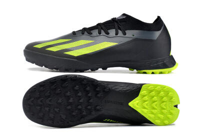 Adidas X Crazyfast.1 TF Artificial Turf Soccer Shoes - Black/Yellow