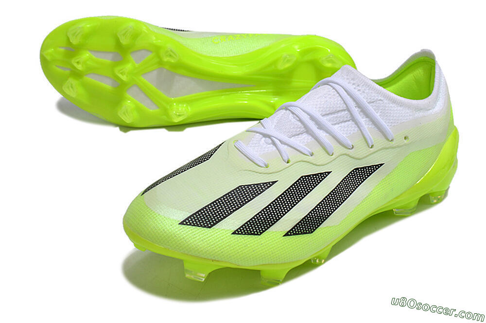 Adidas X Crazyfast.1 Messi FG Firm Ground Soccer Cleats - Green/Black/White 3