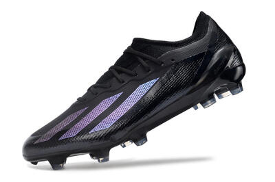 Adidas X Crazyfast.1 FG Firm Ground Soccer Cleats - Black/Purple