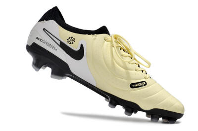 NikeTiempo Legend 10 Elite FG Firm Ground Soccer Cleats - Yellow/Black/White