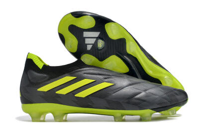 Adidas Copa Pure+ FG Firm Ground Soccer Cleats - Black/Green