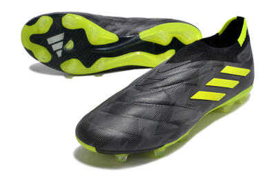 Adidas Copa Pure+ FG Firm Ground Soccer Cleats - Black/Green