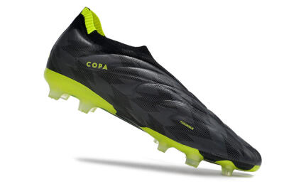Adidas Copa Pure+ FG Firm Ground Soccer Cleats - Black/Green