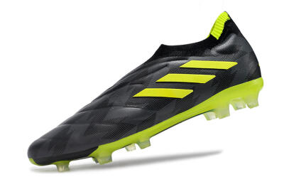 Adidas Copa Pure+ FG Firm Ground Soccer Cleats - Black/Green