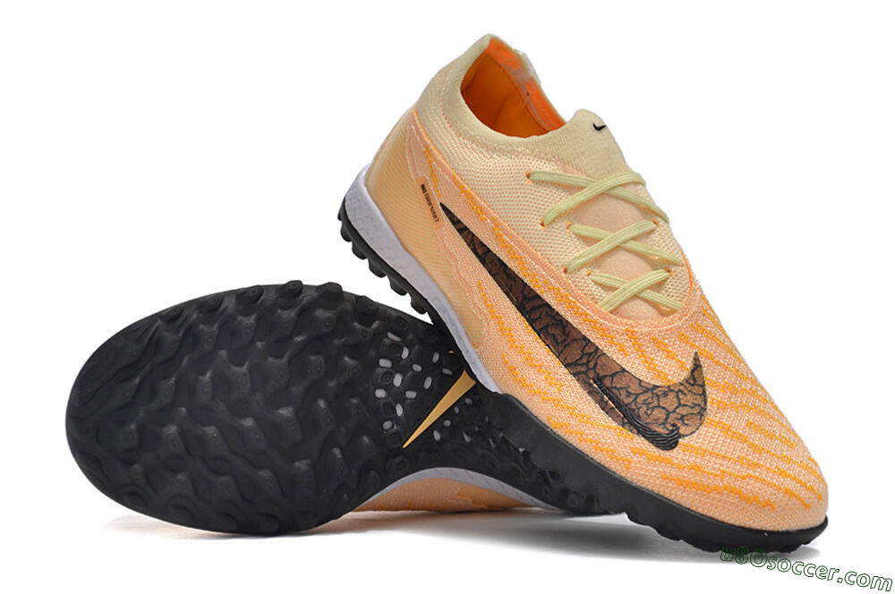 Nike Phantom GX Elite TF Artificial Turf Soccer Shoes - Pink/Black/Brown 4