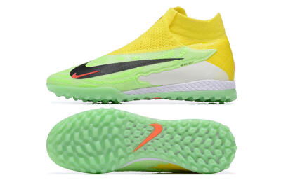 Nike Phantom GX Elite TF Artificial Turf Soccer Shoes - Yellow/Green/Black/Red/White