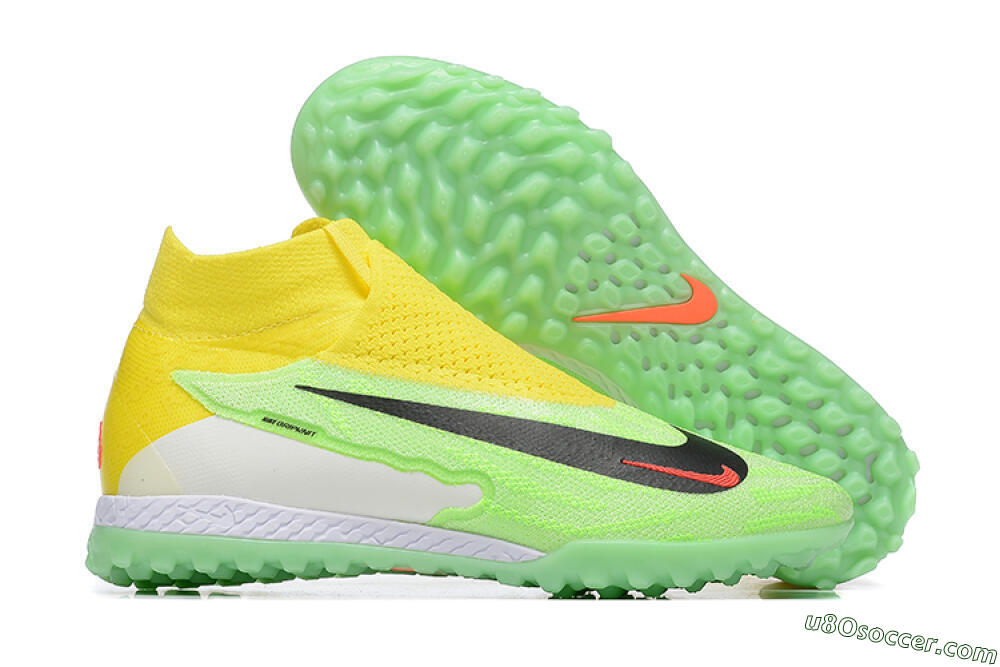 Nike Phantom GX Elite TF Artificial Turf Soccer Shoes - Yellow/Green/Black/Red/White 1