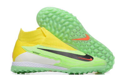 Nike Phantom GX Elite TF Artificial Turf Soccer Shoes - Yellow/Green/Black/Red/White