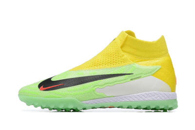 Nike Phantom GX Elite TF Artificial Turf Soccer Shoes - Yellow/Green/Black/Red/White