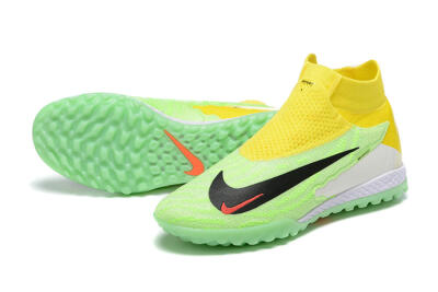 Nike Phantom GX Elite TF Artificial Turf Soccer Shoes - Yellow/Green/Black/Red/White