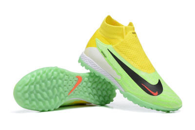 Nike Phantom GX Elite TF Artificial Turf Soccer Shoes - Yellow/Green/Black/Red/White