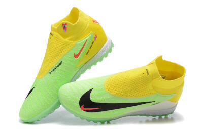 Nike Phantom GX Elite TF Artificial Turf Soccer Shoes - Yellow/Green/Black/Red/White