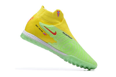 Nike Phantom GX Elite TF Artificial Turf Soccer Shoes - Yellow/Green/Black/Red/White