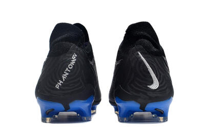 Nike Phantom GX Elite FG Firm Ground Soccer Cleats - Black/Grey/Blue