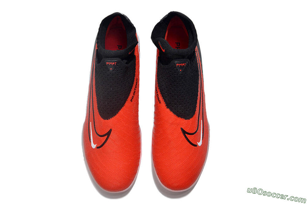 Nike Phantom GX Elite DF Link TF Artificial Turf Soccer Shoes - Red/Black/White 4