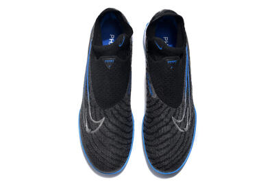 Nike Phantom GX Elite DF Link TF Artificial Turf Soccer Shoes - Black/Blue/White