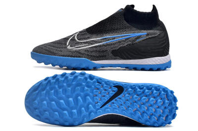 Nike Phantom GX Elite DF Link TF Artificial Turf Soccer Shoes - Black/Blue/White