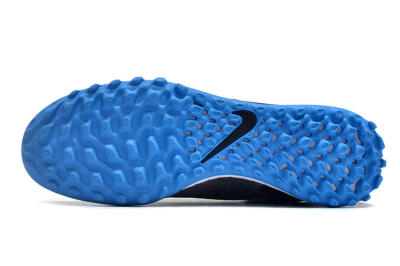 Nike Phantom GX Elite DF Link TF Artificial Turf Soccer Shoes - Black/Blue/White