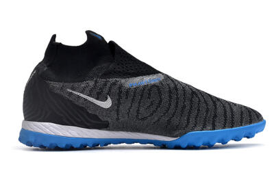Nike Phantom GX Elite DF Link TF Artificial Turf Soccer Shoes - Black/Blue/White