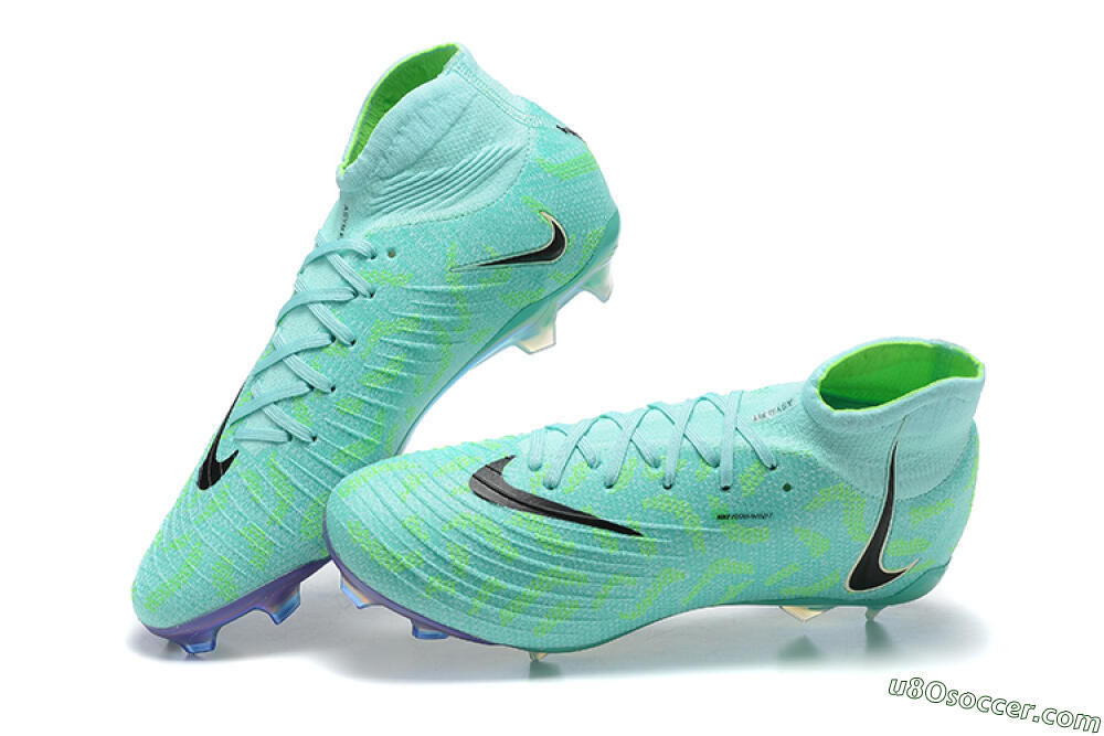 Nike Phantom Luna Elite FG Firm Ground Soccer Cleats - Green/Yellow/Black 5