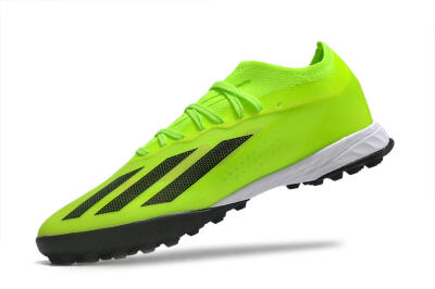 TF Artificial Turf Soccer Shoes | Green, Black & White