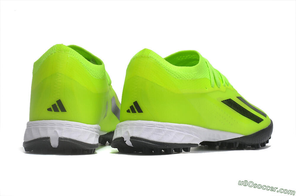 Adidas X Crazyfast.1 TF Artificial Turf Soccer Shoes - Green/Black/White 6
