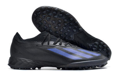 Adidas X Crazyfast.1 TF Artificial Turf Soccer Shoes - Black/Blue