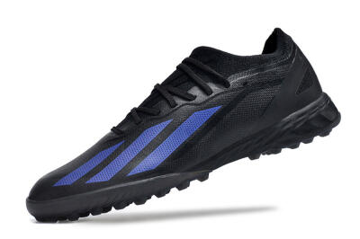 Adidas X Crazyfast.1 TF Artificial Turf Soccer Shoes - Black/Blue